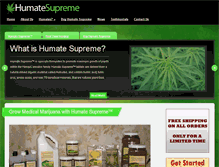 Tablet Screenshot of humatesupreme.com